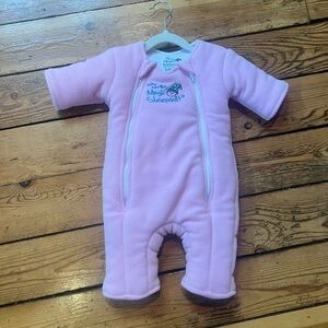 Magical Sleepsuit Pink Baby Footie